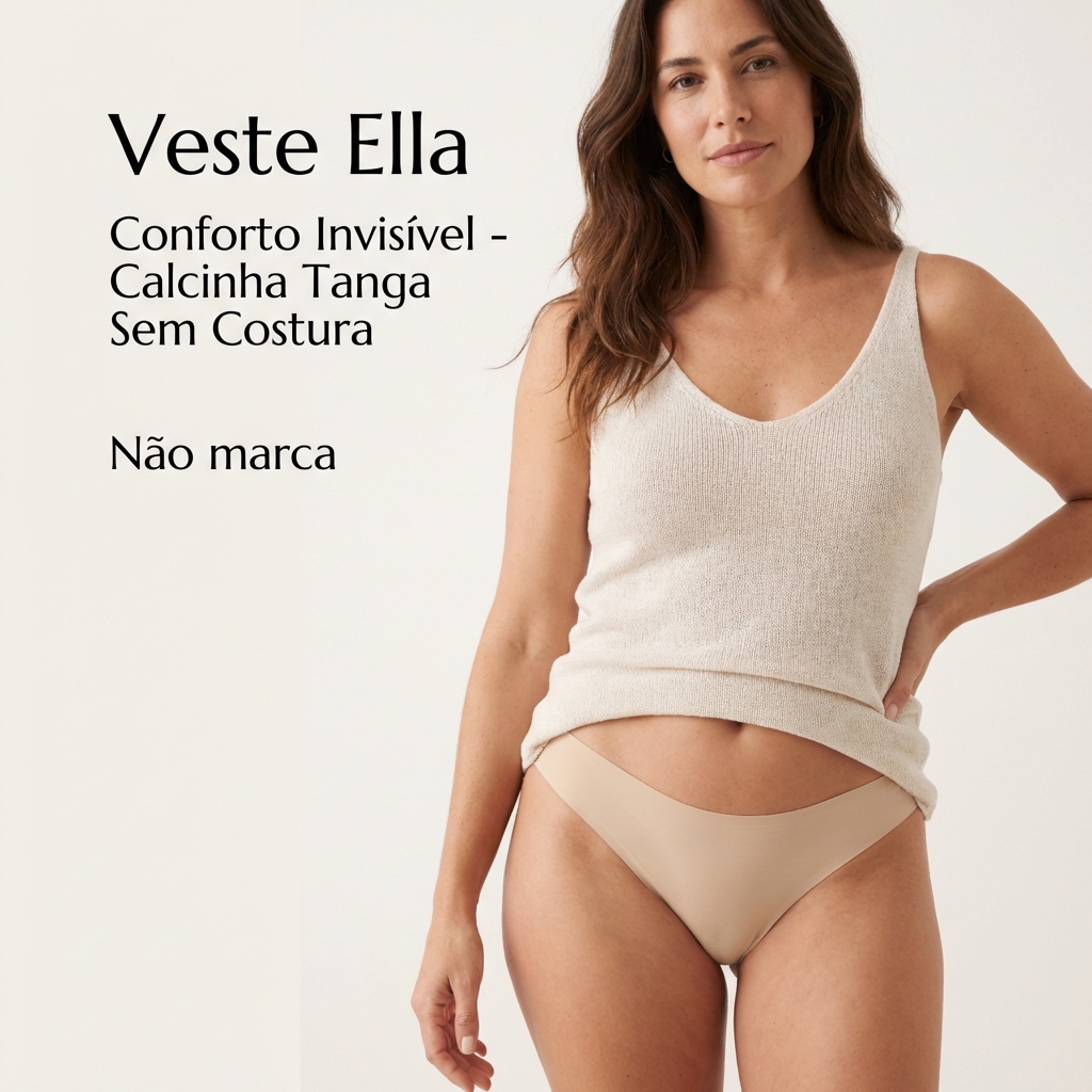 Kit Calcinhas Femininas Sem Costura em Poliamida – Conforto Invisível do 36 ao 44