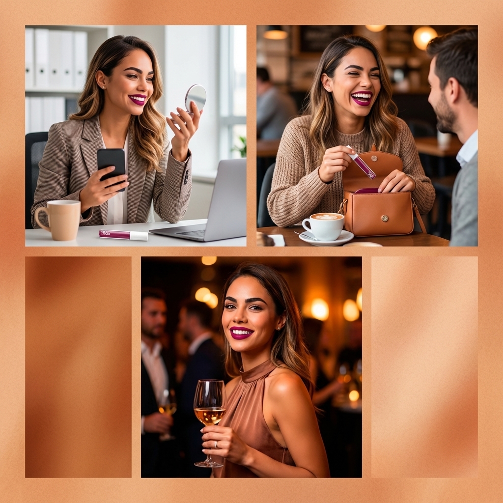 Batom Líquido Semi Matte Vegano Feminino de Longa Duração com Hidratação